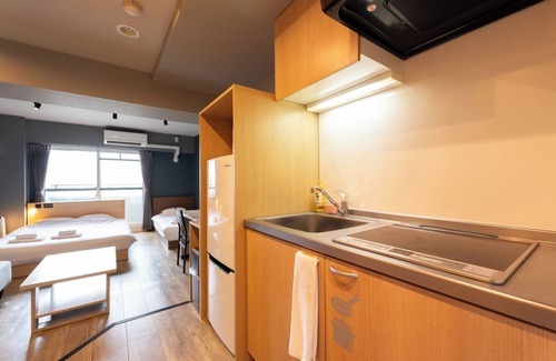 Naniwa Apartamento | Apartment Type A double bed x 1 single bed x 1 - 3A / Osaka Ōsaka