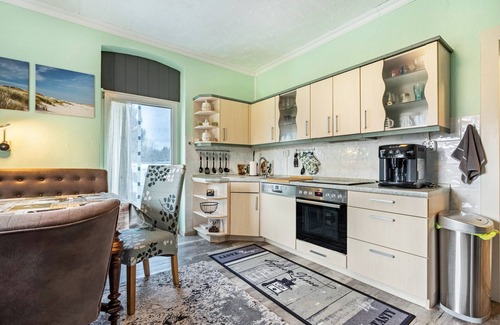 Neupetershain Nord Apartamento | Apartamento 'Urlaub Mit Hund' con terraza compartida, jardín privado y Wi-Fi