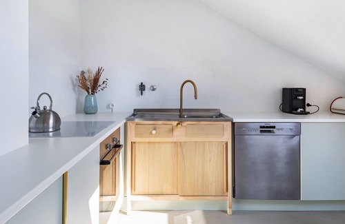 Ihringen Apartamento | Apartamento 'Urlaubsapartment Südsicht' con vistas a la montaña, jardín privado y Wi-Fi