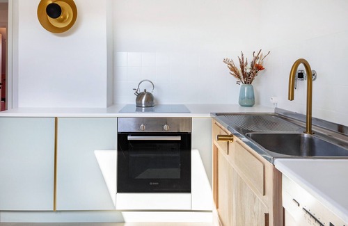 Ihringen Apartamento | Apartamento 'Urlaubsapartment Südsicht' con vistas a la montaña, jardín privado y Wi-Fi