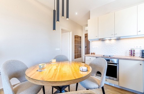 Almiros Beach Apartamento | Apartamento 'Villa Maria 3' con vistas al mar, Wi-Fi y aire acondicionado