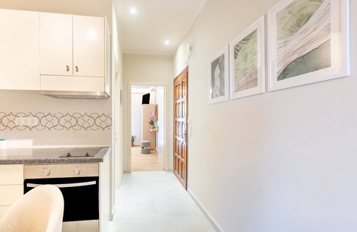 Almiros Beach Apartamento | Apartamento 'Villa Maria' con vistas al mar, Wi-Fi y aire acondicionado