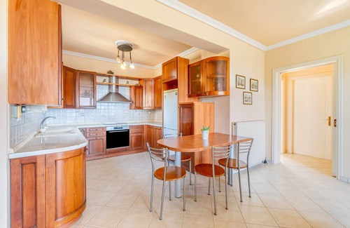 Lefkimmi Apartamento | Apartamento 'Villa Spartera Sea View' con vistas al mar, Wi-Fi y aire acondicionado.