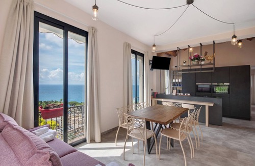 Pieve Ligure Apartamento | Apartamento 'Villino Ortensia - Le Pale' con vistas al mar, Wi-Fi y aire acondicionado