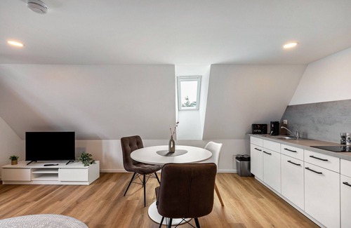 Limburg an der Lahn Apartamento | Apartamento 'Werner-Senger-Haus Oben' con terraza compartida y Wi-Fi