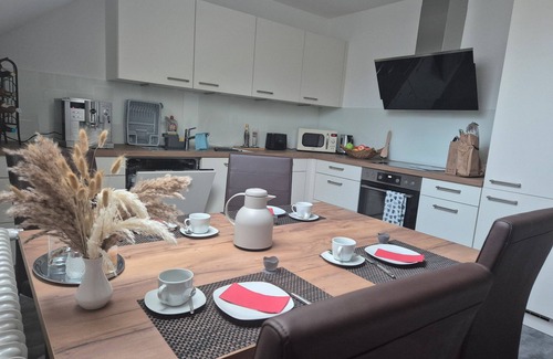 Haeusern Apartamento | Apartamento 'Waldblick' con balcón y Wi-Fi