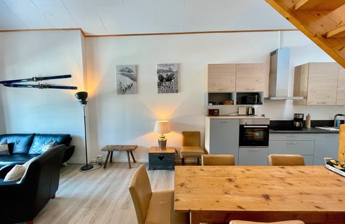 Jungholz Apartamento | Apartamento 'Wertach' con vistas a la montaña, terraza compartida y Wi-Fi
