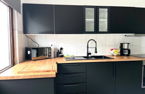 Spenge Apartamento | Apartamento 'Windmühlenweg Mit Garten' con terraza privada, jardín privado y Wi-Fi