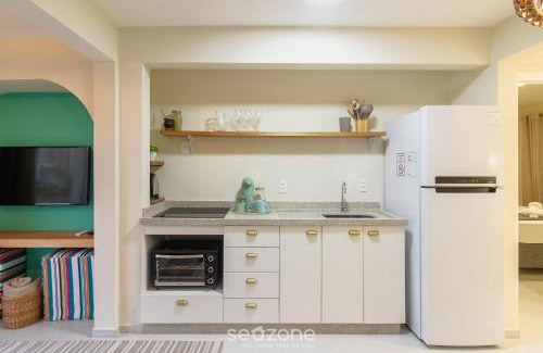 Barra Velha Apartamento | Apartamento con 1 Suite a 90 m de la Playa SEM0012