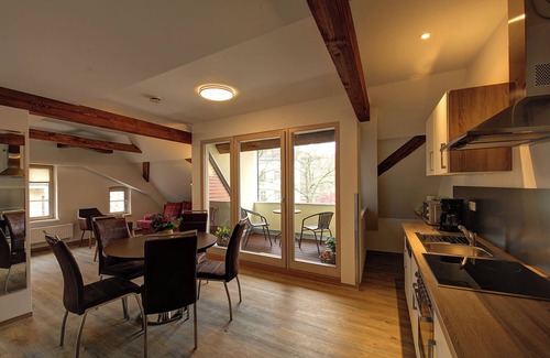 Altstadt Apartamento | Apartamento con 2 dormitorios y terraza en el casco antiguo de Görlitz.