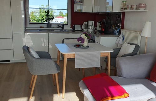 Stein Apartamento | Apartamento con hermosa vista panorámica del fiordo de Kiel,