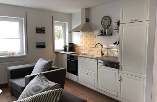 Finsterbergen Apartamento | Apartamento con chimenea en el Rennsteig en el bosque de Turingia