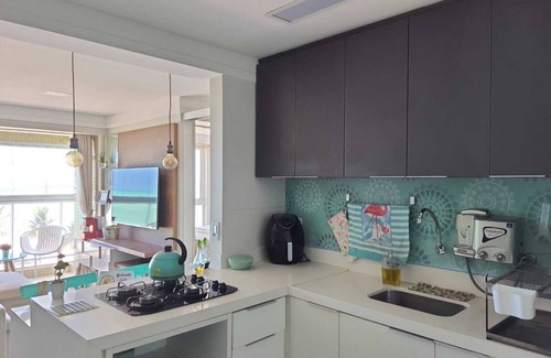 Cabedelo Apartamento | Apartment with full view of the Intermares sea