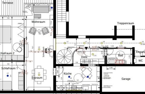Hohenhaus Apartamento | Apartment with garden, living room and kitchen in Cologne