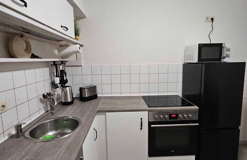 Altlindenau Apartamento | Apartment with stadium view