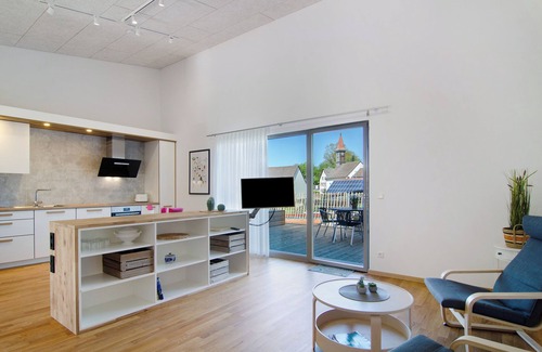 Otterswang Apartamento | Apartamento 'Wohnung Buche' con terraza compartida, balcón y Wi-Fi