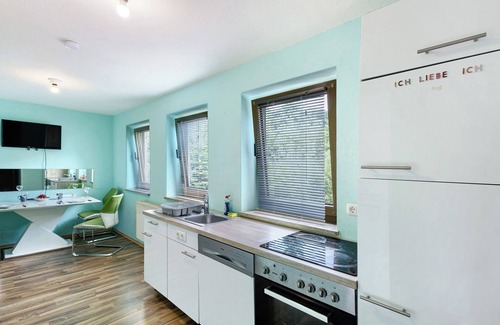 Markt Erlbach Apartamento | Apartamento 'Wohnung 17' con terraza privada, jardín compartido y Wi-Fi