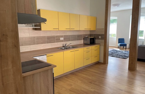 Bad Schandau Apartamento | Apartments Badallee 4, Bad Schandau, apartment no. 5, 140m2 with balcony, 3BR