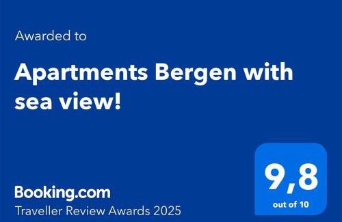 Fyllingsdalen Apartamento | Apartments Bergen with sea view!