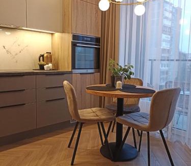 Virsuliskes Apartamento | Apartments with a balcony and an impressive terrace on the roof of the house