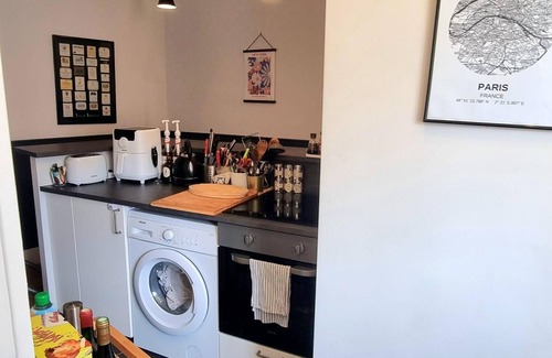 Clichy Apartamento | Appart 2 Pièces Dans L'hyper Centre au Calme