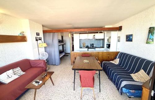 Port-la-Nouvelle Apartamento | Appart 2 pièces à 50m plage avec balcon et parking, 6 couchages - FR-1-229C-99
