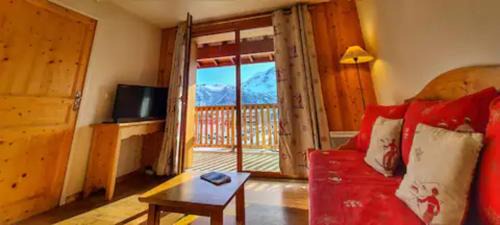 Orcieres-Merlette Apartamento | Appart chaleureux au pied des pistes avec piscine