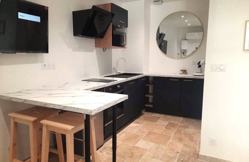 Tulette Apartamento | Studio n°2-Estudio-Moderno-Baño con ducha-Terraza