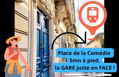 Gares Apartamento | Appart l'Echappée Belle, Centre Historique, Gare
