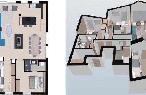 Val-d'Isere Apartamento | Appart luxueux avec cheminée, proche des pistes, WiFi, 10 pers - FR-1-694-90
