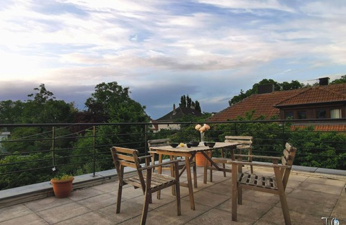 Neudorf - Port du Rhin Condominio | ♥Appart + terrace: 77m2+ 24m2 = 1500 € l/weekspecial pricefoe long stays