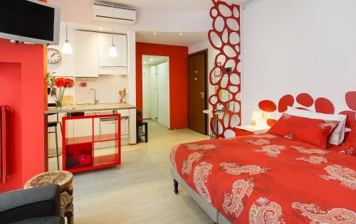 Vigentino Apartamento | Appartamento Rosso a Milano, vicino allo IEO