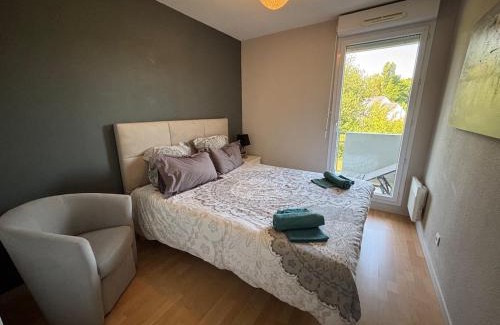 La Riviere-Saint-Sauveur Apartamento | appartement en résidence privée avec piscine