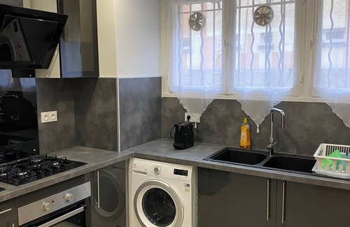 Centre-Ville Apartamento | Appartement de 100 m2 à Saint-ouen-laumône sur le Chemin des Impressionnistes