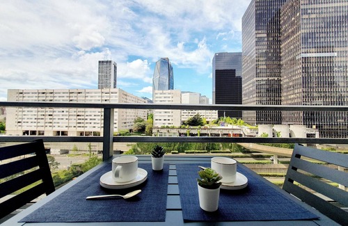 Puteaux Apartamento | Appartement Élégant Avec Balcon - Paris La Défense