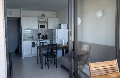 Plage d'Argeles Apartamento | Appartement 2 pièces cabine - 5 pers, clim, parking privé, à 50m de la plage - FR-1-388-34