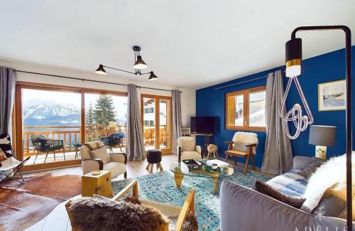 La Rosiere Apartamento | Appartement 5 pièces pour 8-10 pers, parking, proche pistes et commerces - FR-1-398-670