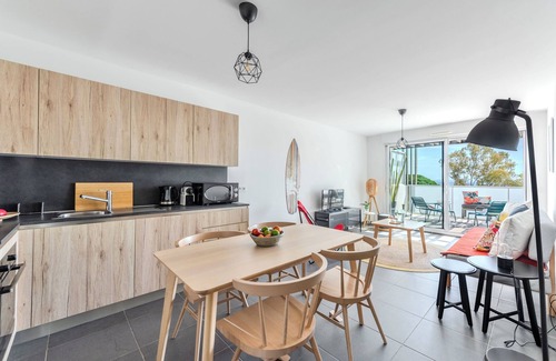 Hyeres Apartamento | Appartement 50m Plage des Salins Vue Mer Terrasse Piscine 2 Parkings 2 Chambres