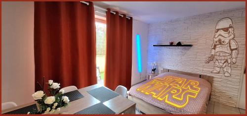 Chanteloup-en-Brie Apartamento | Appartement avec salle de jeux privée,10min de disney transport en commun 6 couchages