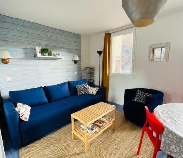 Bielle Apartamento | Appartement avec balcon et vue sur les montagnes