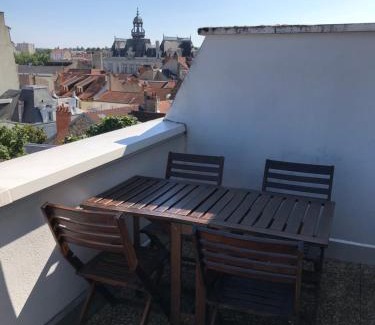 Cœur de Ville Apartamento | Appartement avec vue panoramique