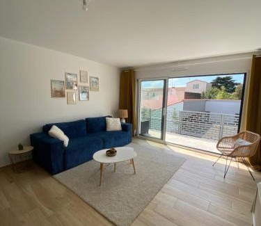 La Bernerie-en-Retz Apartamento | Appartement cosy à 100m de la plage