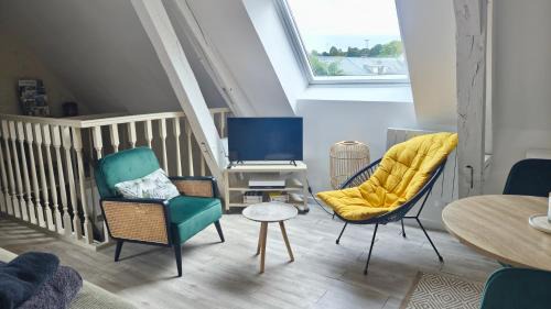 Nogent-le-Rotrou Apartamento | Appartement cosy et calme, vue sur le château