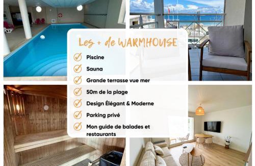 Plougonvelin Apartamento | Appartement Cosy, terrasse vu mer, piscine, Sauna - WarmHouse