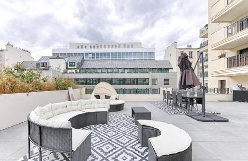 Levallois-Perret Apartamento | Appartement de luxe avec terrasse 3BR Levallois