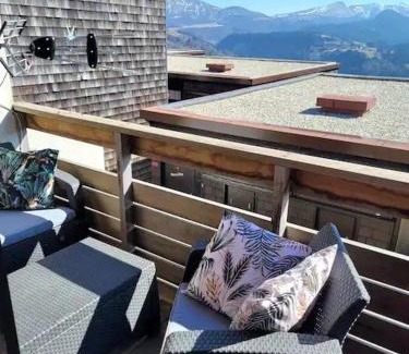 Murat-le-Quaire Apartamento | Appartement duplex avec vue sur le Sancy et garage couvert