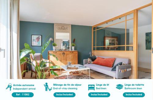 Talensac-Pont Morand Apartamento | Appartement en centre-ville et face à l'Erdre