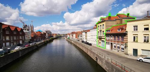 Tournai Apartamento | Appartement et parking privatif le long de l Escaut