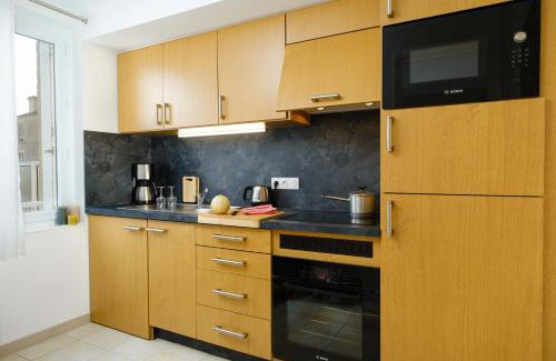 Saint-Regnobert-de-la-Cote-de-Nacre Apartamento | Appartement Face à la Mer 1 chambre 2 personnes Saint Aubin sur Mer