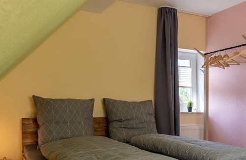 Forlitz-Blaukirchen Apartamento | Appartement/fewo, Dusche OG, WC, 2 Schlafräume OG - Ferienwohnung Schützenweg 10A
